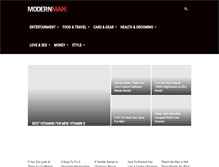 Tablet Screenshot of modernman.com